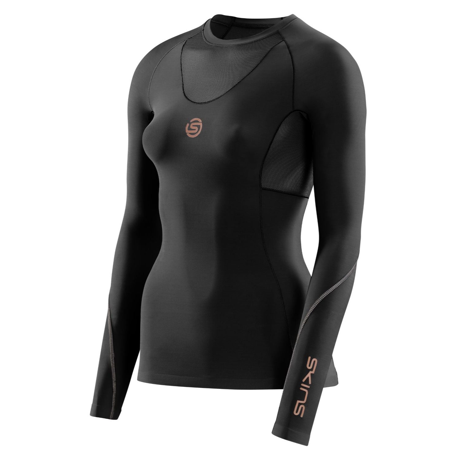Skins Series-5 Womens Long Sleeve Top - Black – Sportsmans Warehouse